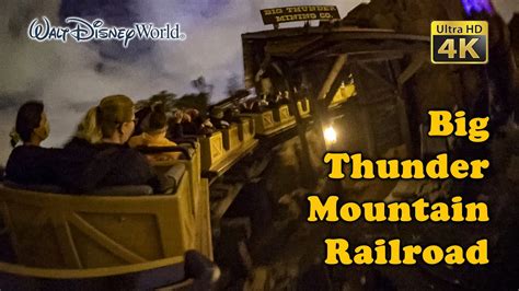 Big Thunder Mountain Railroad at Night Low Light On Ride 4K POV Walt Disney World 2021 03 06 ...