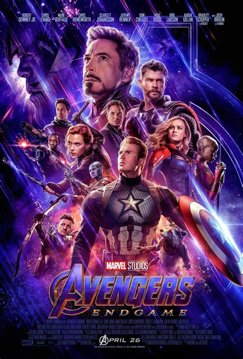 Avengers: Endgame (2019) | Official Poster : r/movies