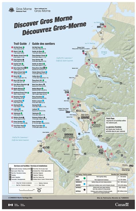 Parks Canada - Gros Morne National Park - Map | Newfoundland travel ...