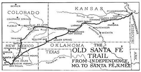 The Santa Fe Trail Across Kansas – Legends of America