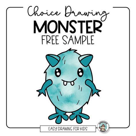 Monster Drawing For Kids