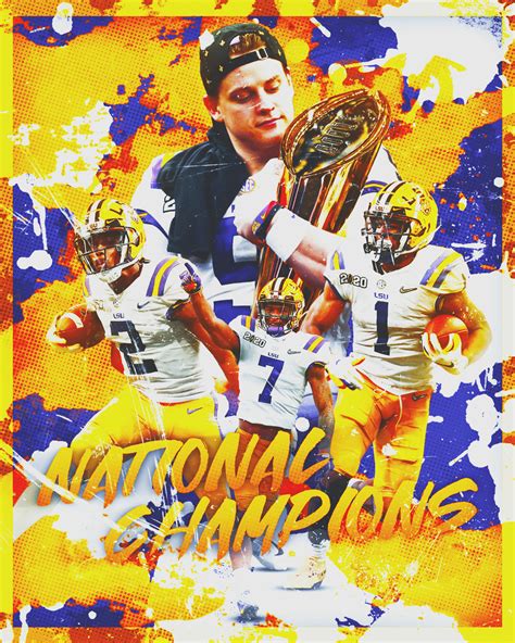 LSU 2020 National Champions Design :: Behance