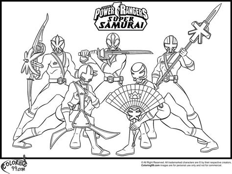 Power Rangers Samurai Coloring Pages | Power rangers coloring pages ...