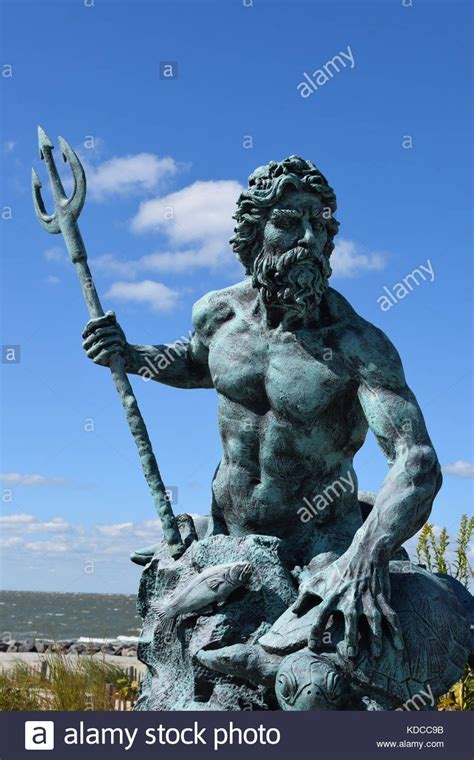 Poseidon Statue Stock Photo | Poseidon statue, Poseidon, Statue