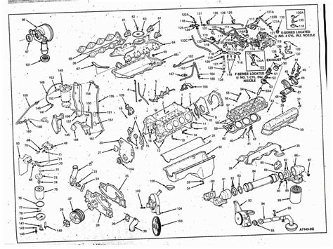 Exploring the intricate design of Ford's 8-cylinder engine: A comprehensive parts diagram