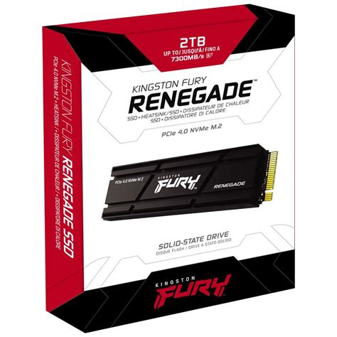 Buy Kingston Fury Renegade M.2 NVMe Gen4 SSD 2TB with Heatsink [SFYRDK/2000G] | PC Case Gear ...