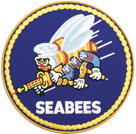 Navy Seabees Large Round Patch | North Bay Listings