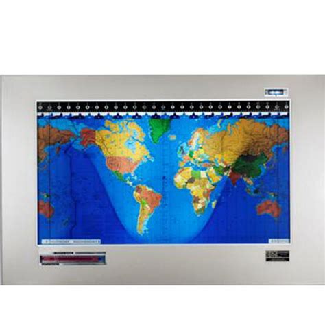 Geochron Kilburg Luxury World Clock With Lithograph Map - Walmart.com