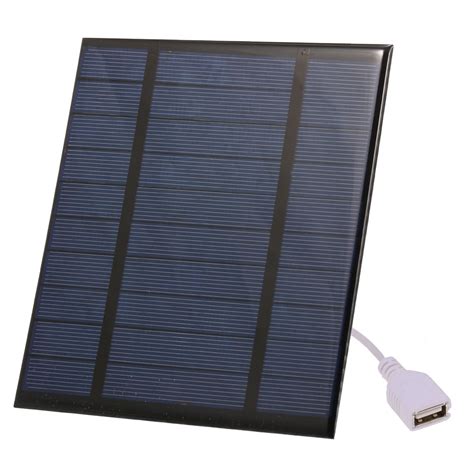 2.5W/5V/3.7V Portable Solar With USB Port Compact Solar Panel Phone For ...