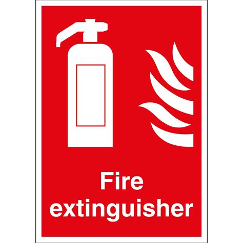 Fire Extinguisher Sign 210mm x 297mm | First Safety Signs - First ...