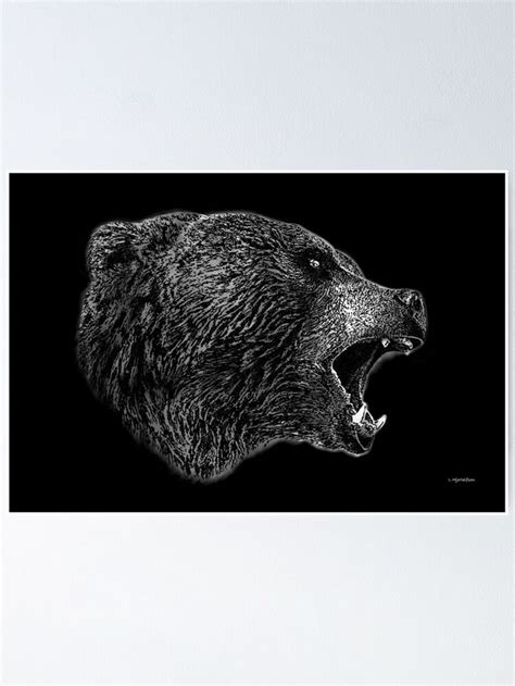 "Viking Bear Skin " Poster by lhjorleifson | Redbubble | Viking art, Viking bear, Bear art