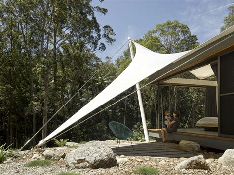 A Unique Family Home Covered Entirely By a Tent Structure