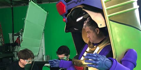 Patton Oswalt Wears a Live-Action MODOK Suit in New BTS Image