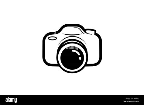 Creative Black Camera Logo Design Symbol Vector Illustration Stock Vector Image & Art - Alamy