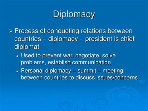 PPT - Diplomacy PowerPoint Presentation, free download - ID:5506476