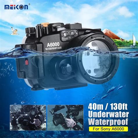 Sony A6000 (16-50) 40m/130ft Meikon Underwater Camera Housing – Coral Dive Store- Store for ...