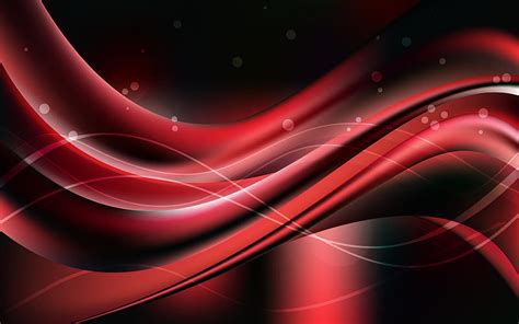 1366x768px, 720P free download | Red waves, abstract waves, curves, creative, red background ...