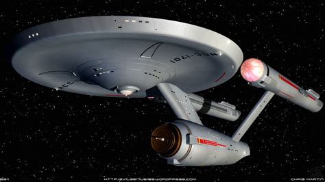 Star Trek (TOS) - Constitution-class starship, USS Enterprise NCC-1701 ...