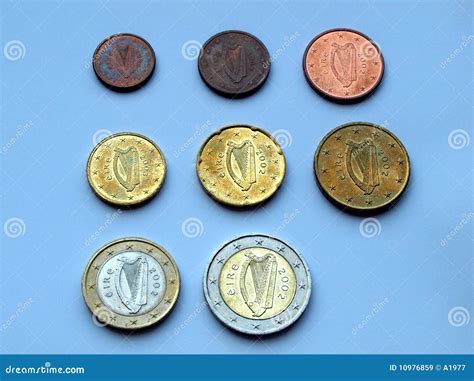 Euros from Ireland stock image. Image of money, background - 10976859