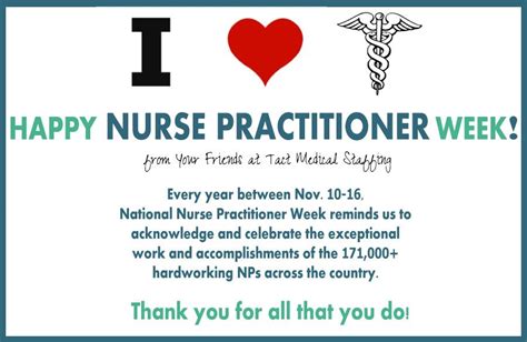 Happy National Nurse Practitioner Week from all of us at Tact Medical ...