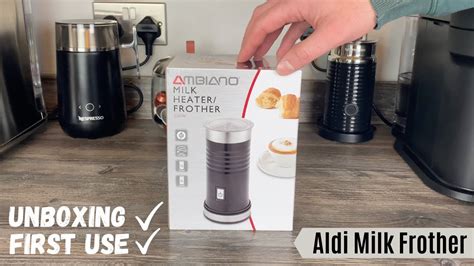 Aldi Milk Frother REVIEW and FIRST USE | How to Use Ambiano Milk Heater | UNBOXING | A2B ...