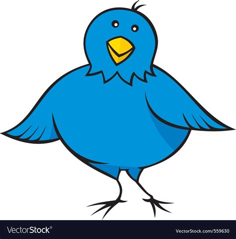 Twitter bird Royalty Free Vector Image - VectorStock