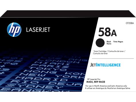 HP 58A Black Original LaserJet Toner Cartridge, CF258A