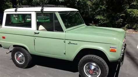 1970 Ford bronco original colors