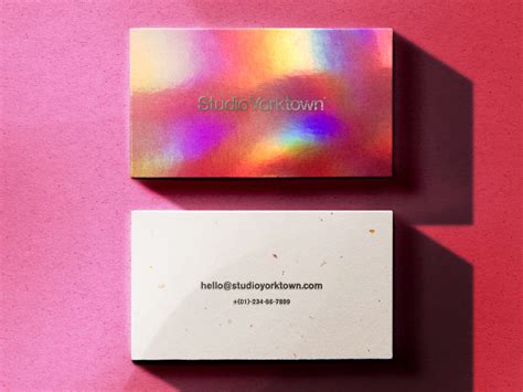 Hologram Business Card by Studio Yorktown on Dribbble