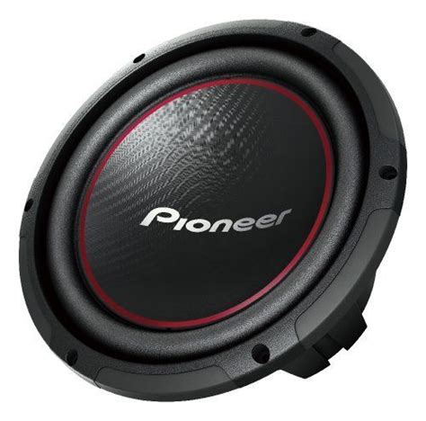 Pioneer TS-W254R 10-Inch Component Subwoofer with 1100 Watts Max Power ...