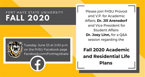 FHSU online Q&A about reopening plans will be today