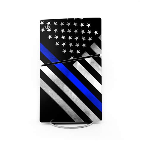 Thin Blue Line Hero - Sony PS5 Slim Skin