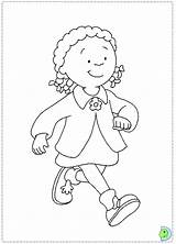 Caillou Coloring Pages sketch template