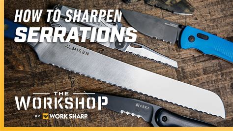 How to Sharpen a Serrated Knife - Can you Sharpen Serrated Knives? - YouTube