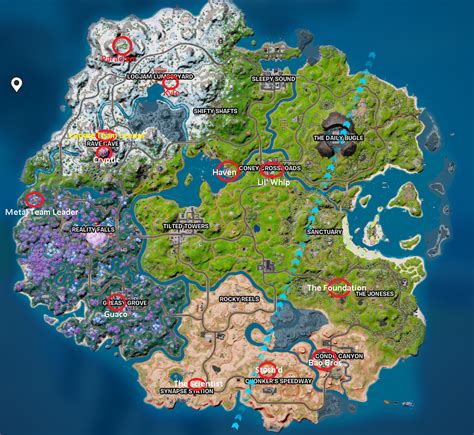 Fortnite Chapter 3 season 3 : All NPC locations