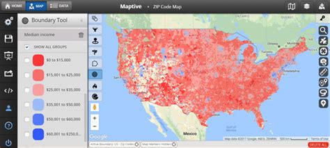 How to Create a Zip Code Map with Maptive's Mapping Software