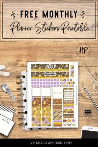 November Monthly Layout - Happy Planner