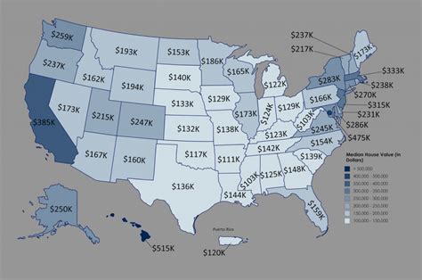 Median House Value in the United States - Vivid Maps