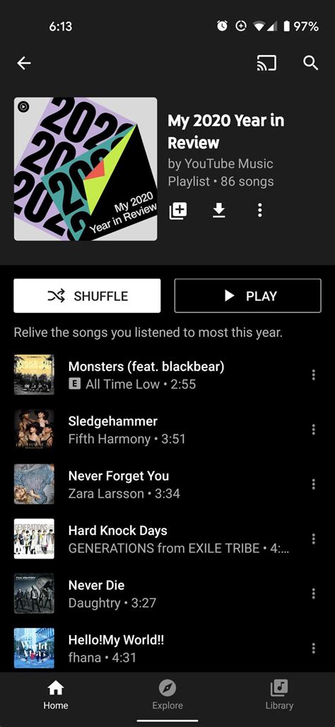 YouTube Music Year in Review playlists show your most-played songs | Android Central