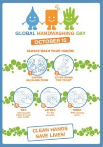 Global Handwashing Day “Always Wash Your Hands” Poster - The Global ...