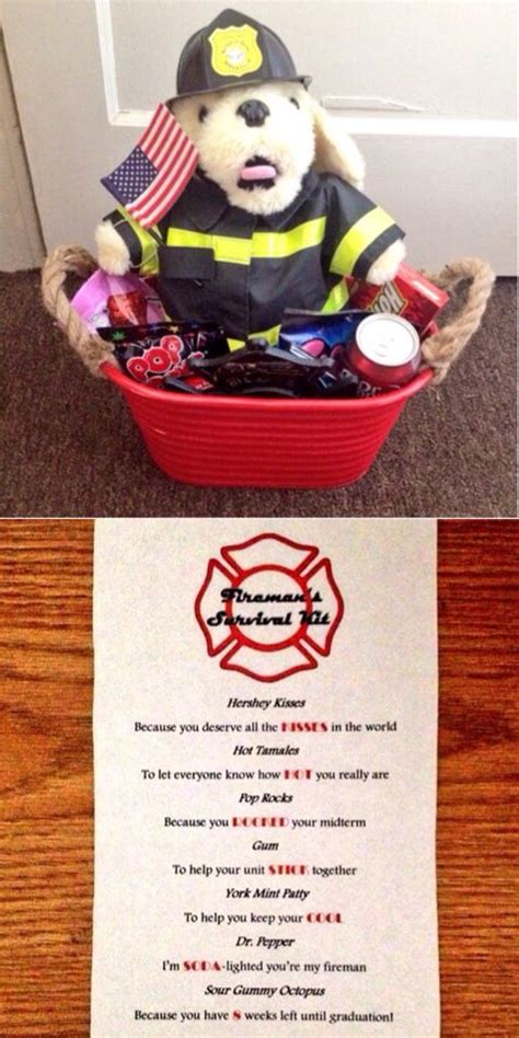 Fireman's Survival Kit for Fire Academy | Firemen gifts, Firefighter ...