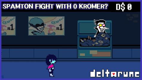 What happens if you fight Spamton with 0 Kromer? - Deltarune Chapter 2 ...