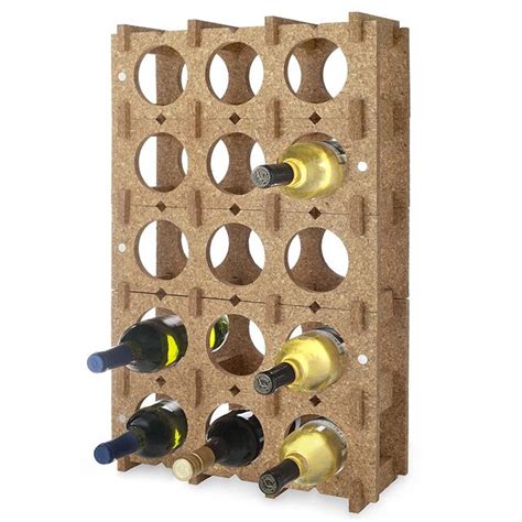 Cork Wine Rack System | Stackable, Modular, Wooden Wine Rack ...