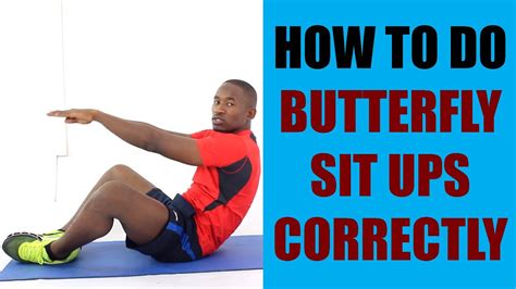 How to Do Butterfly Sit Ups Correctly | Exercise of The Day #23 - YouTube