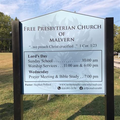 Malvern Free Presbyterian Church | Malvern PA