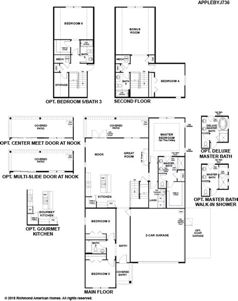 Richmond American Homes Renderings & Floorplans - Trailmark