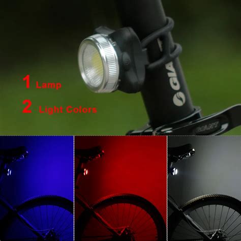 Mantain USB Rechargeable LED Bike Tail Light Warning Rear Back Safety Light Two Color Lights ...