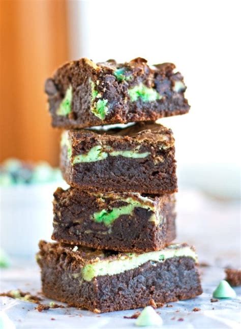 Mint Chocolate Cheesecake Brownies - 2teaspoons