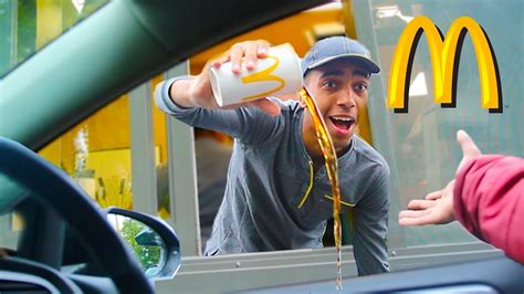 Fake Employee Prank At McDonalds Drive Thru - YouTube