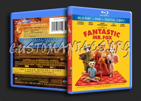 Fantastic Mr. Fox blu-ray cover - DVD Covers & Labels by Customaniacs ...